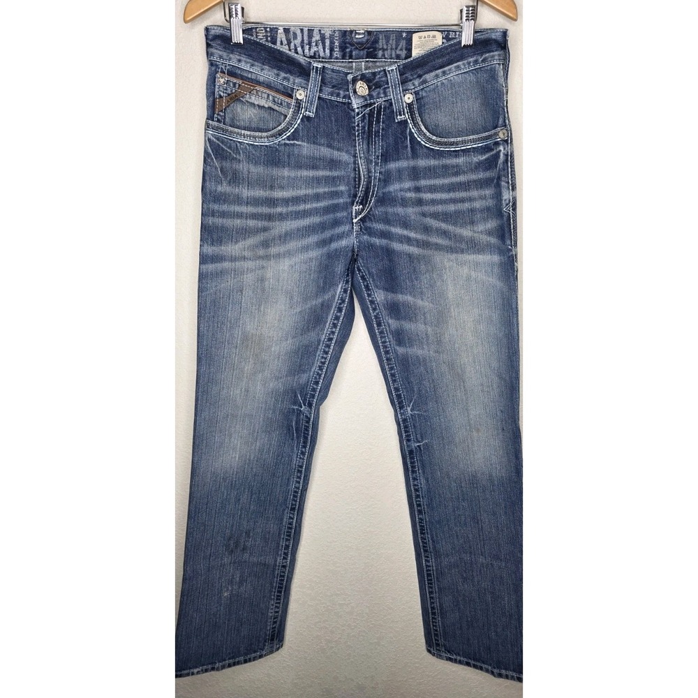 ARIAT M4 Low Rise Boot Cut Jeans Men 31x34 Workwear Durango Cowboy Ranch